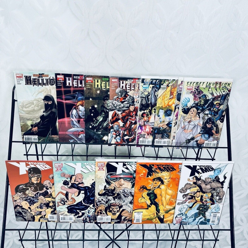Young X-Men 1-5 Hellions 1-4 Secret Invasion Xmen 1-4 Mini Serie Lot key 1st Ink